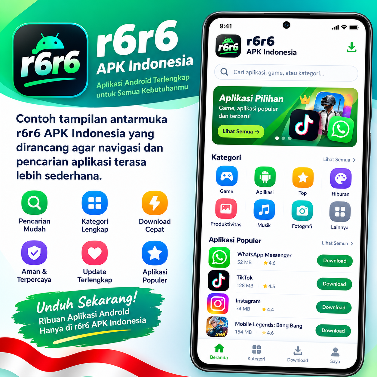 r6r6 APK Indonesia - Panduan Download untuk Android
